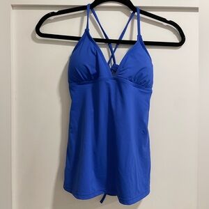 Athleta crisscross back tankini